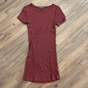 Maroon Brandy Melville tight dress
